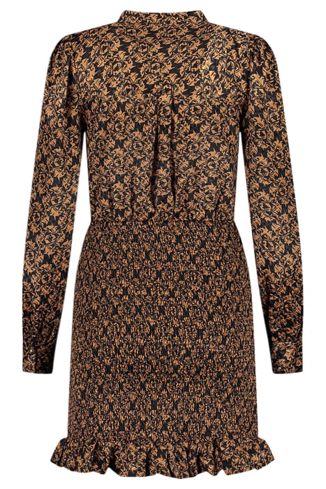 VEERLE DRESS AUTUMN BROWN 3