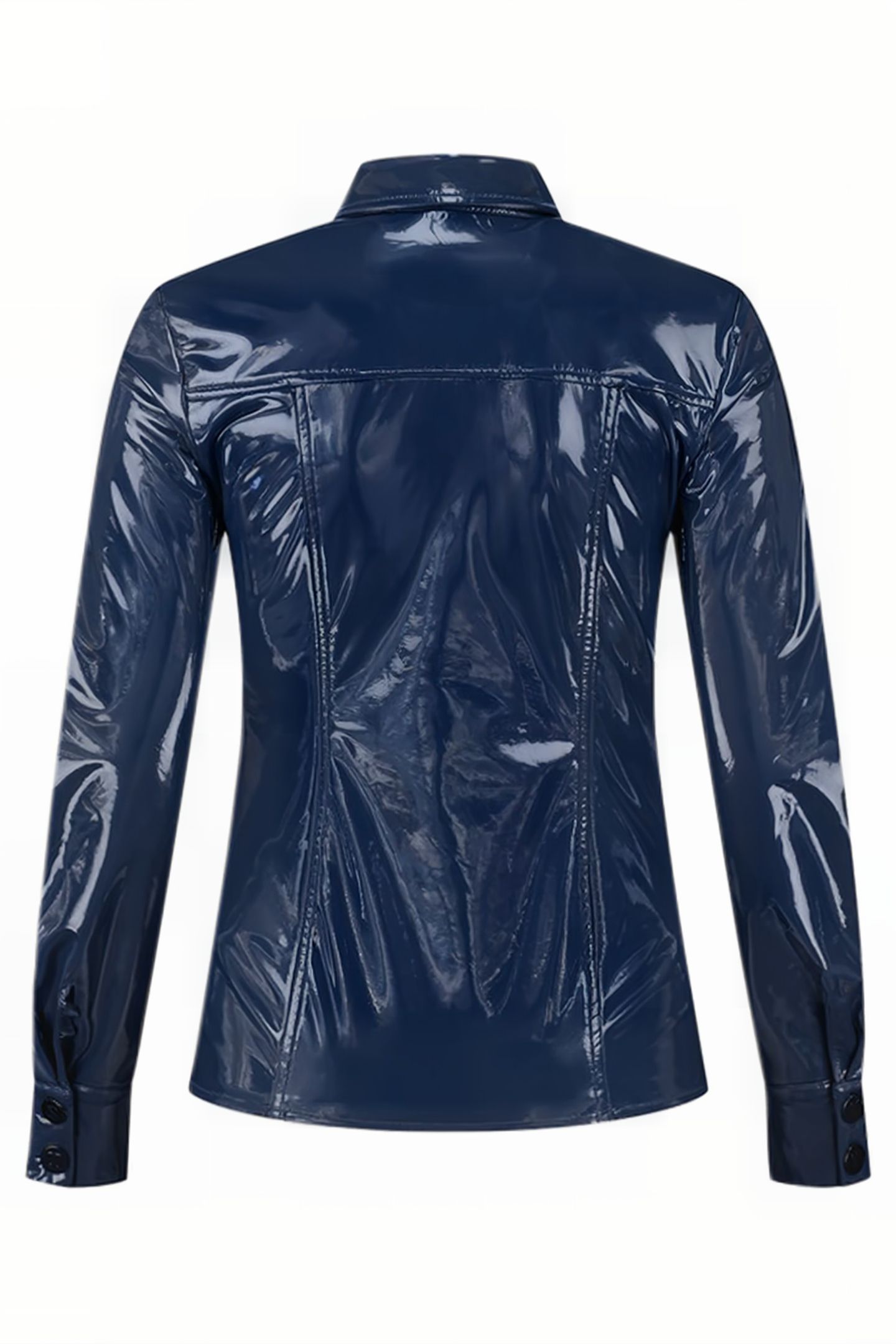 VINYL BLOUSE EXTRA NAVY 3