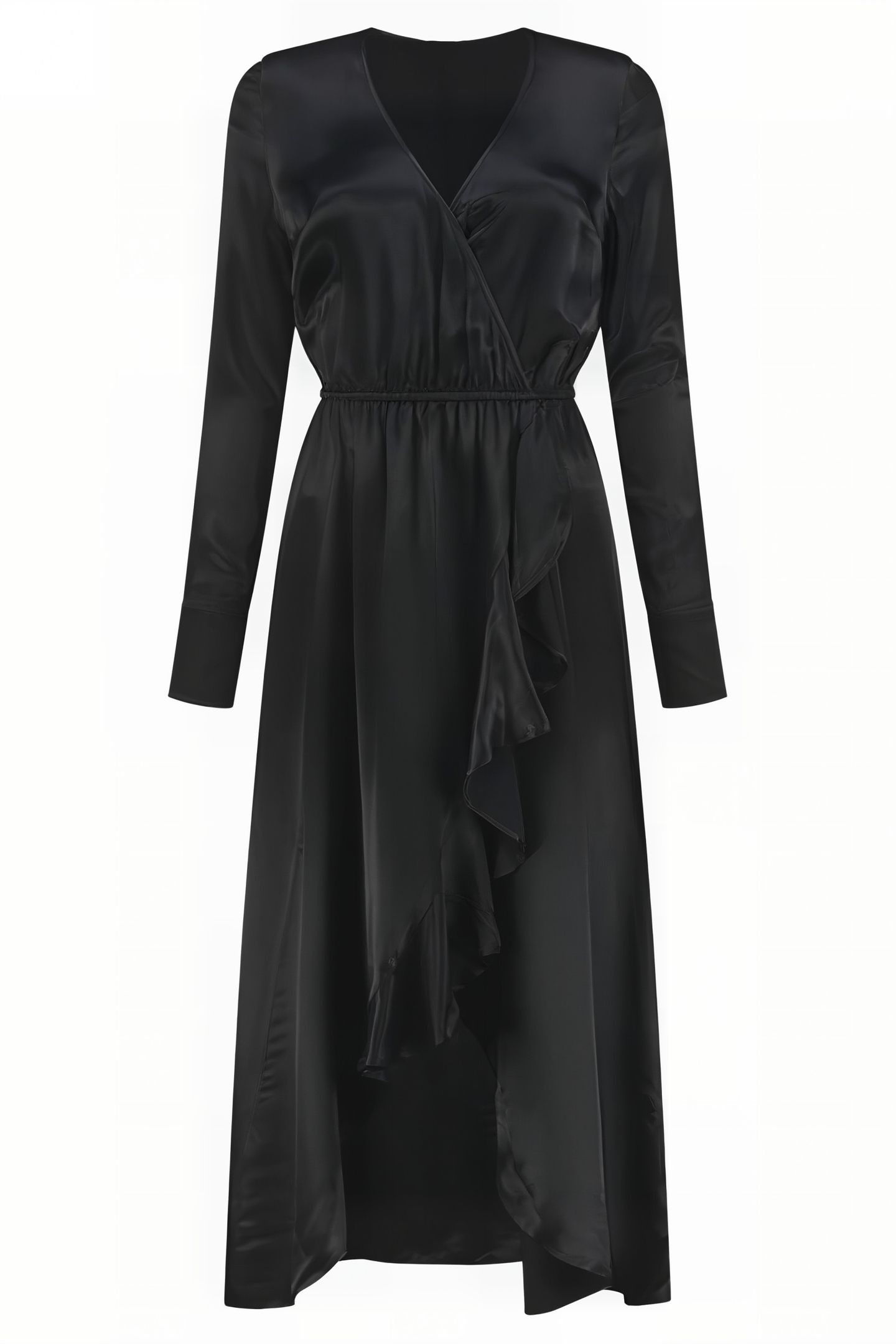 SAGE LONG DRESS BLACK 2