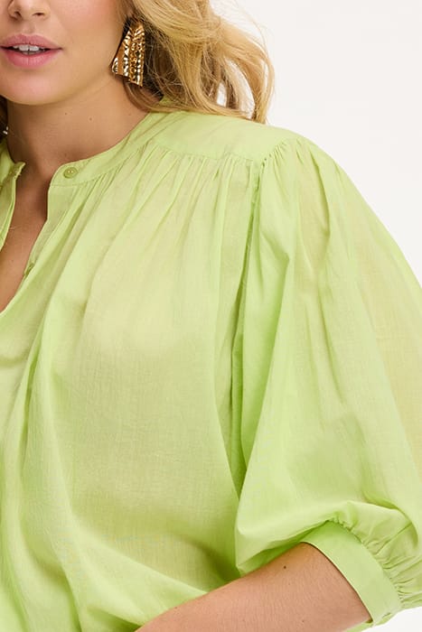 LADIES EVELYN BLOUSE LIME GREEN 8