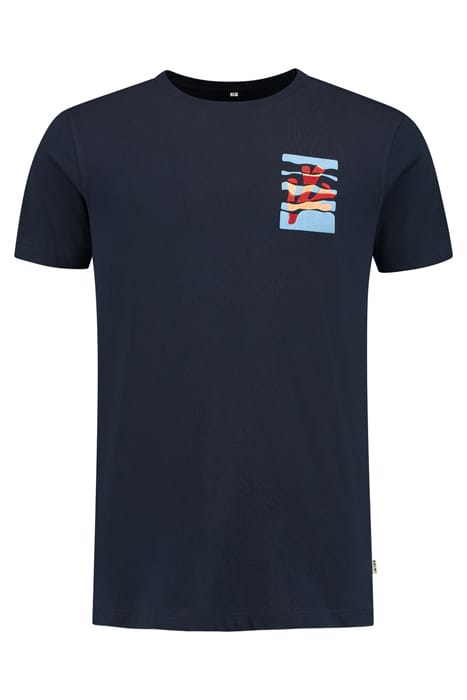 MEN CORAL CHEST T-SHIRT DARK NAVY 4