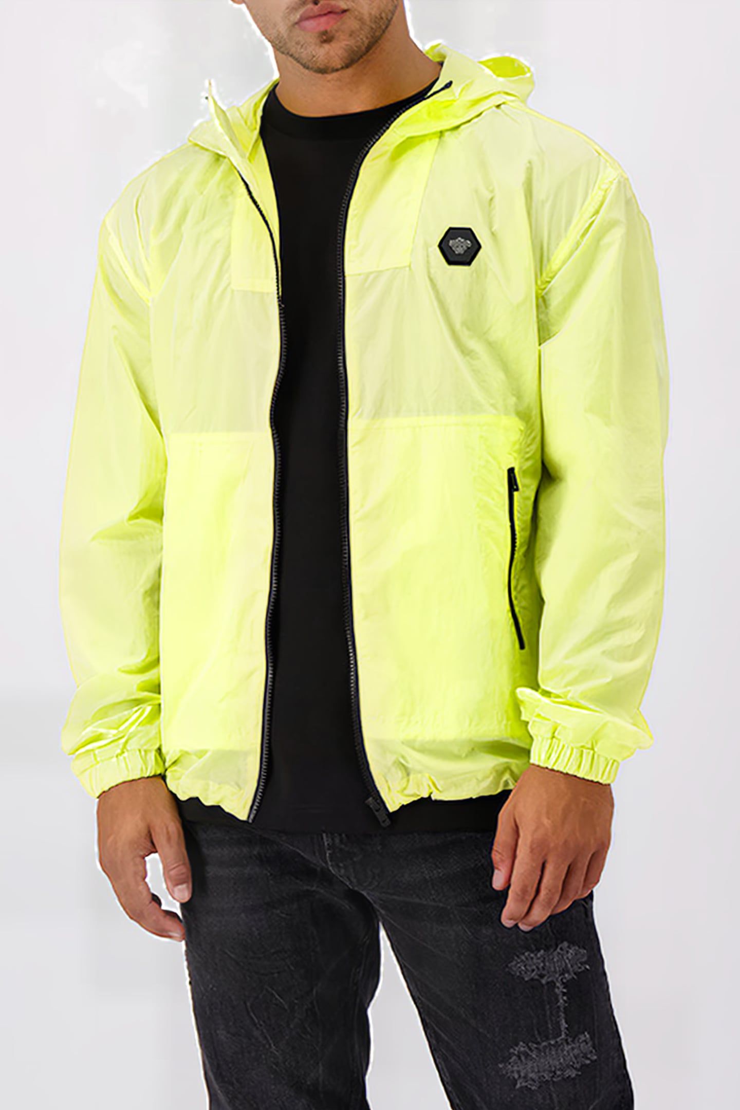 INITIAL WINDBREAKER LIME 1