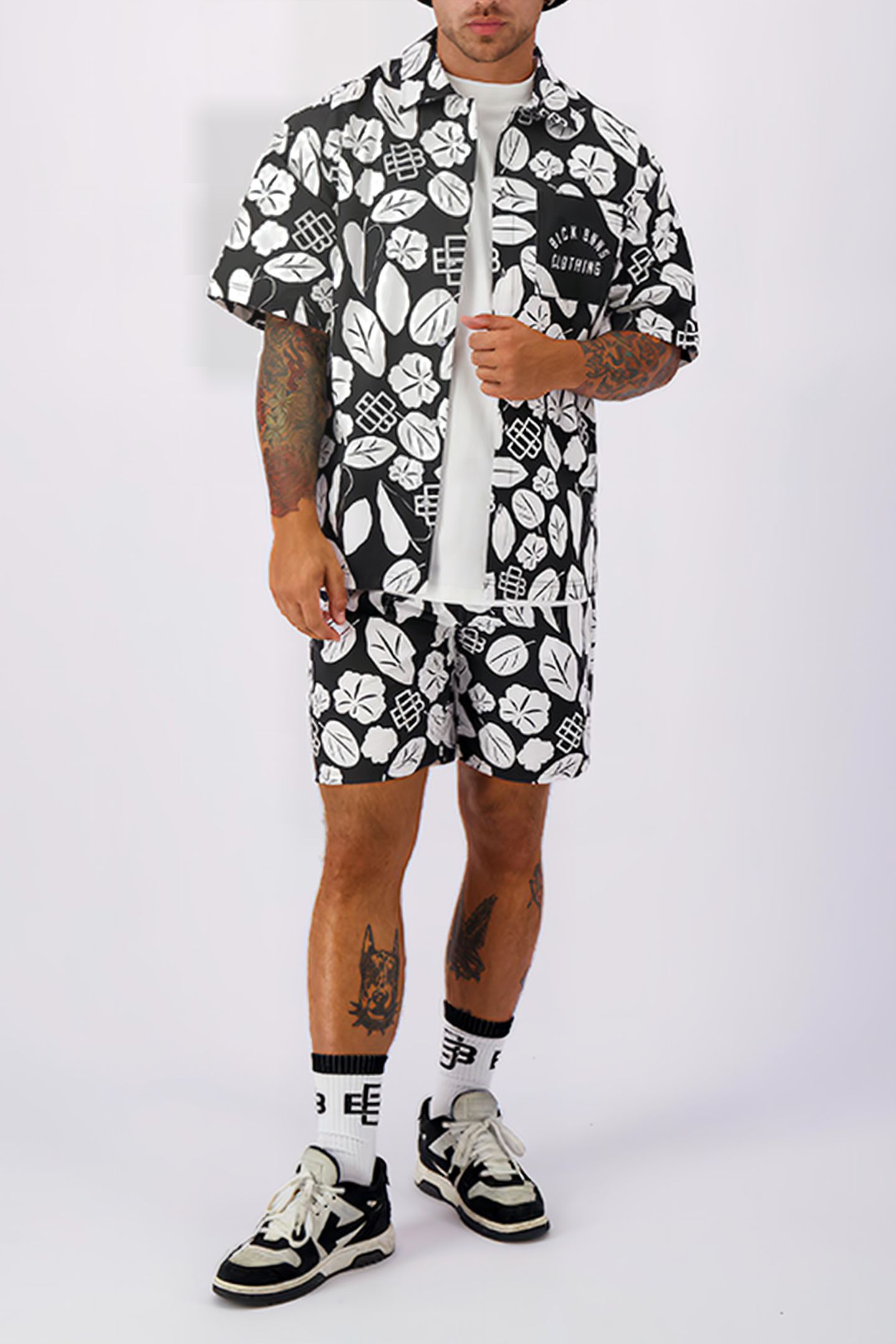 BOHEMIAN SHIRT BLACK/WHITE 3