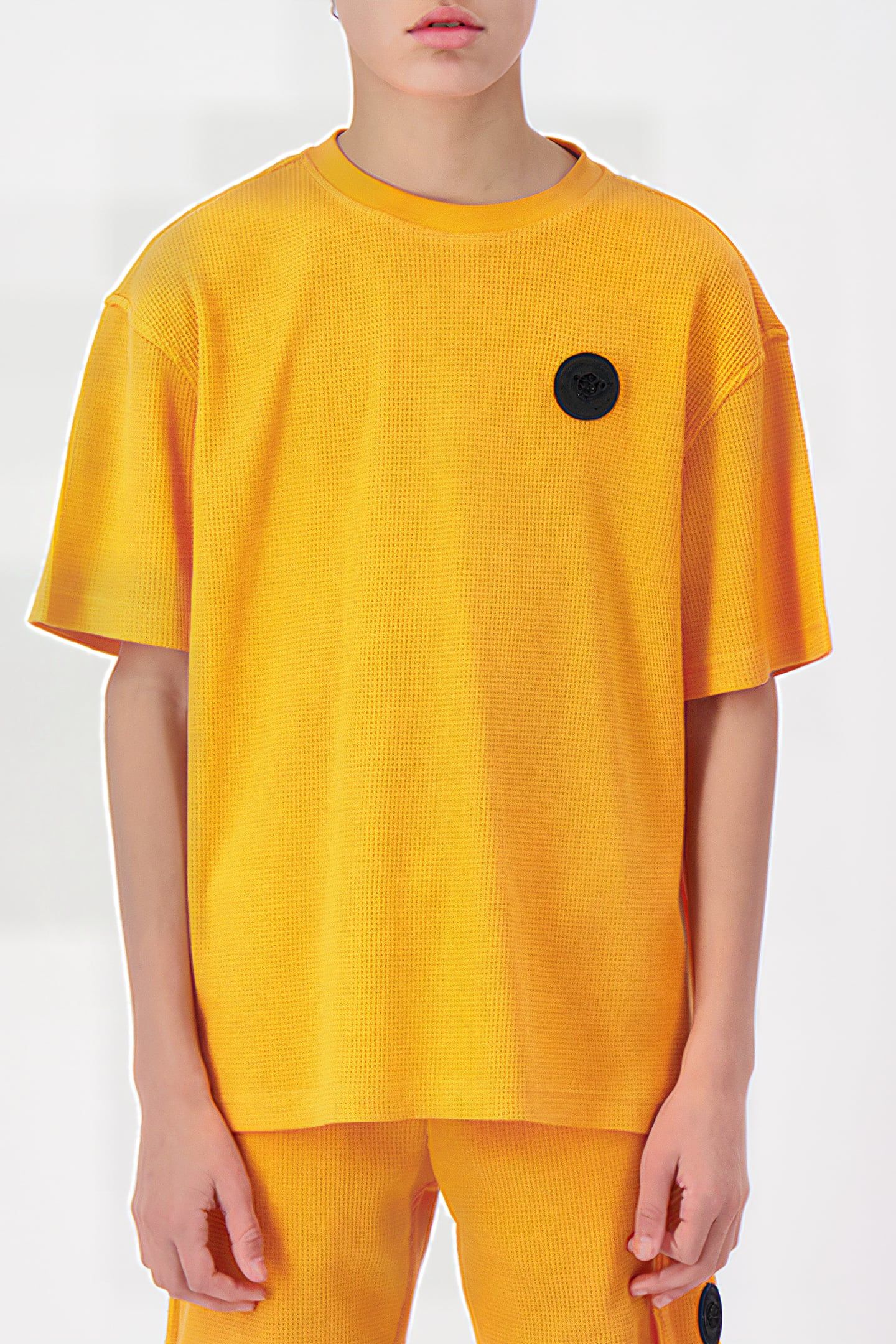 JR. WAFFLE TEE ORANGE 1
