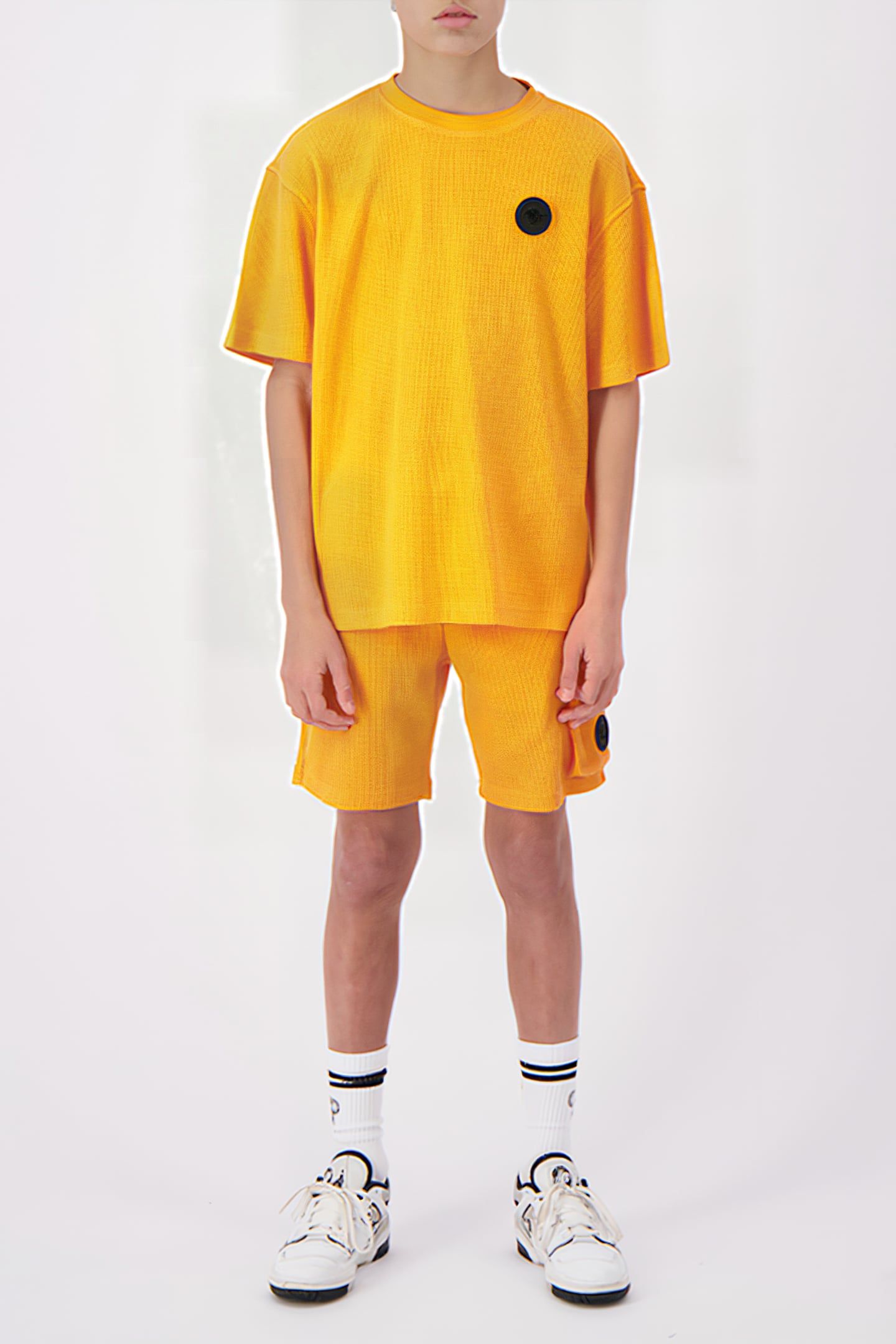 JR. WAFFLE TEE ORANGE 2
