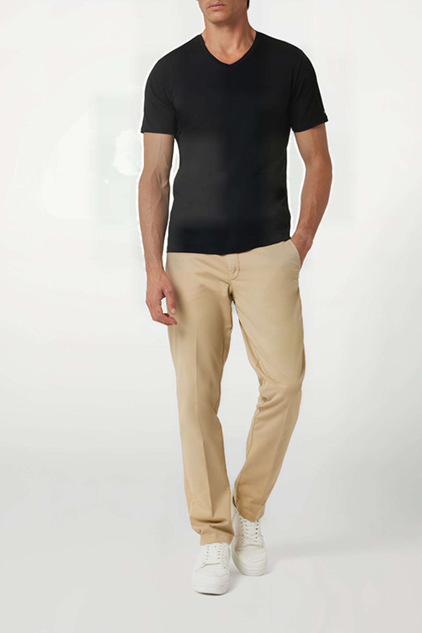 MARCIANO BY GUESS JERRY SS VN T-SHIRT JET BLACK 3