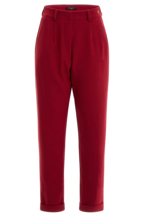 MARCIANO BY GUESS NORAH PANT DEEP STRAIGHT SCARLET 1