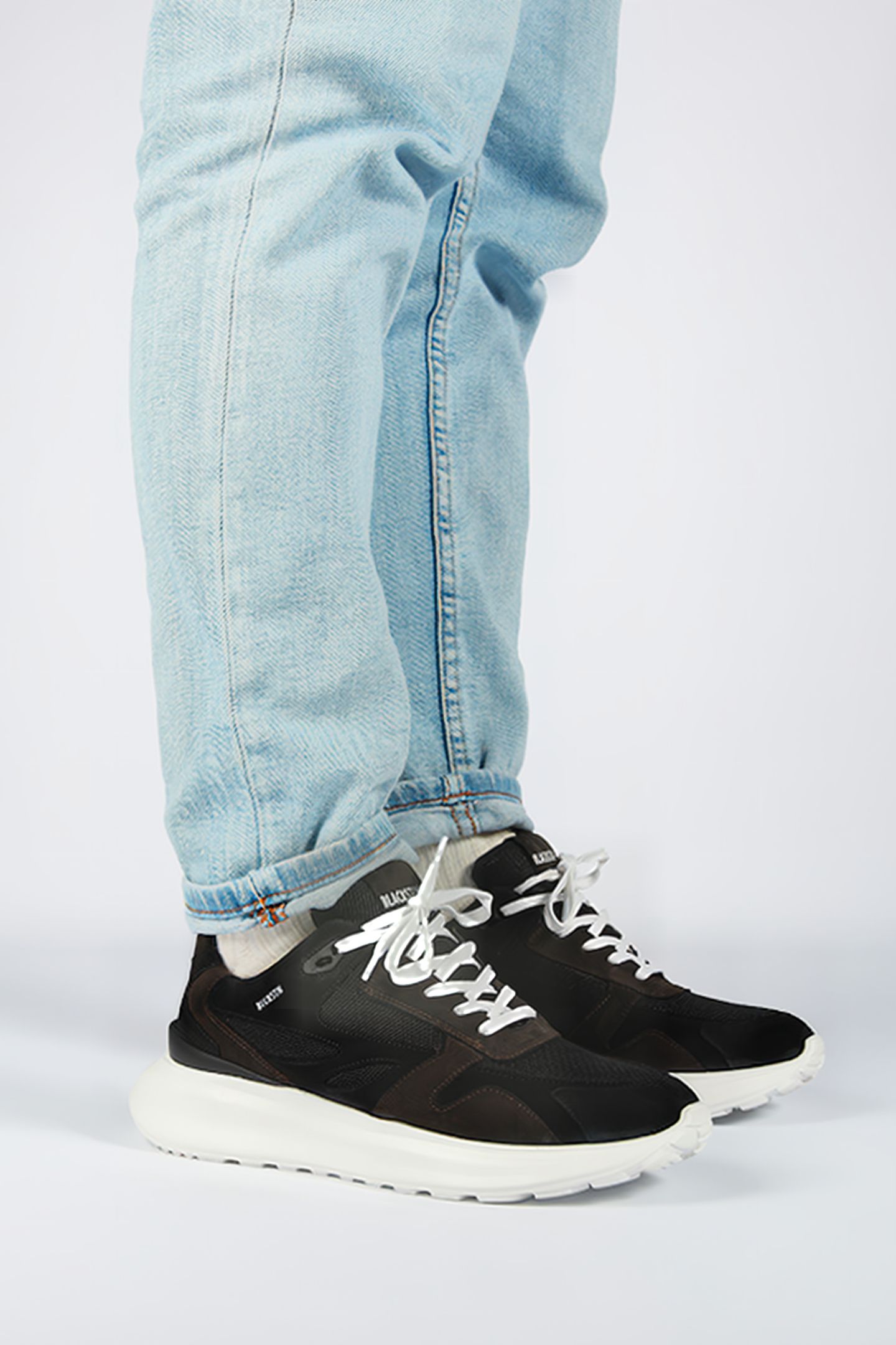 BLACKSTONE - MADISON - AG306 BLACK - CHUNKY SNEAKER 2