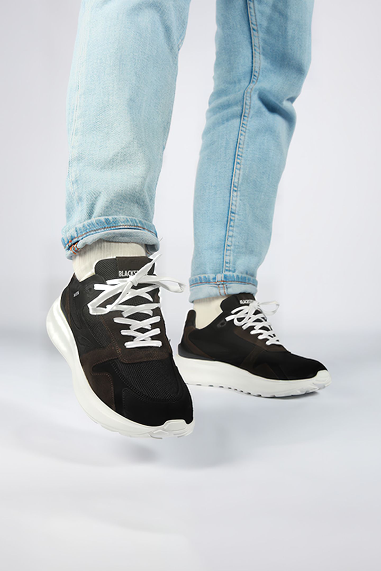 BLACKSTONE - MADISON - AG306 BLACK - CHUNKY SNEAKER 5