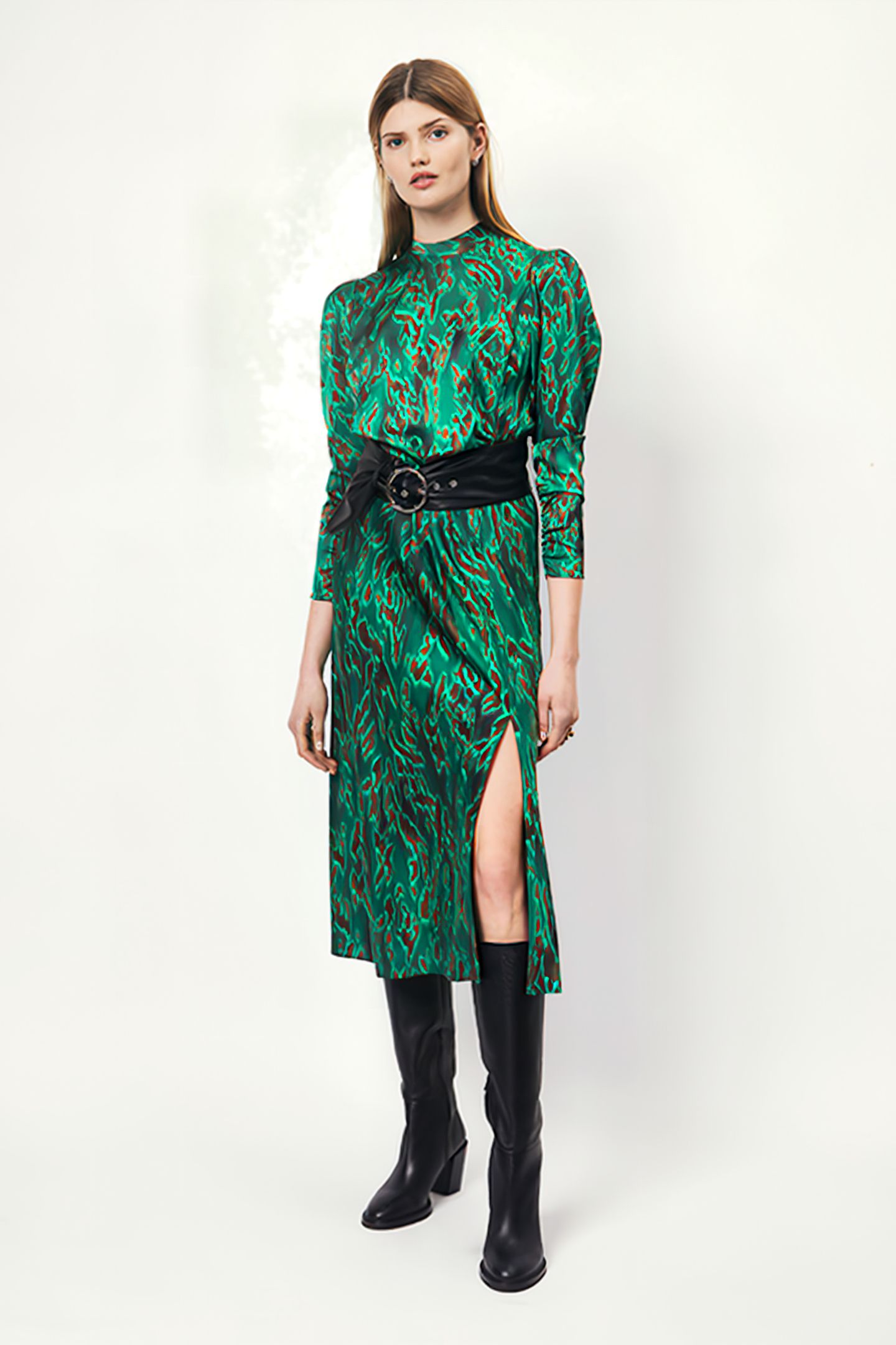 ZARINA PRINTED MAXI SKIRT MULTICOLOUR 4