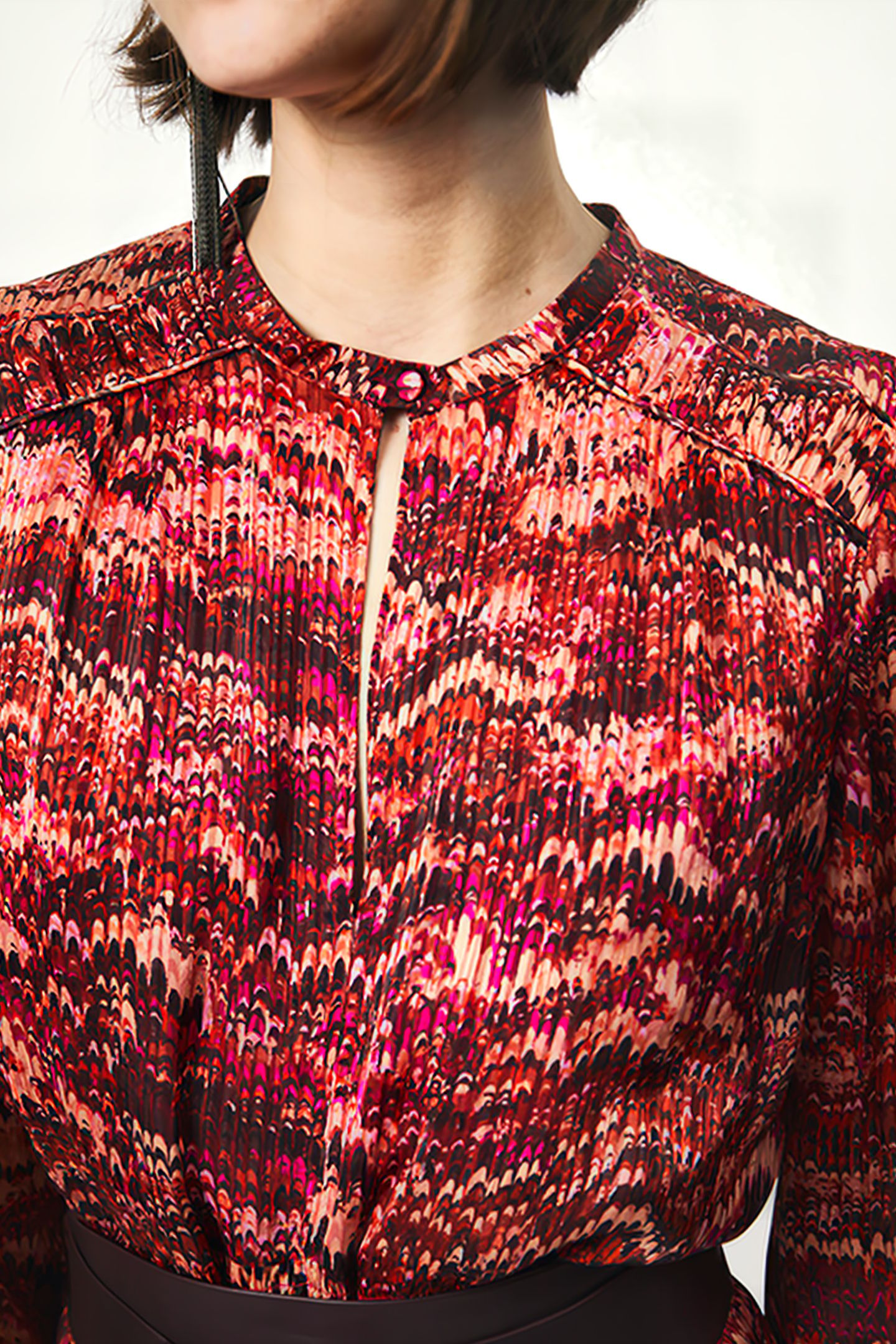 SHADOW PRINTED MIDI DRESS MULTICOLOUR 6