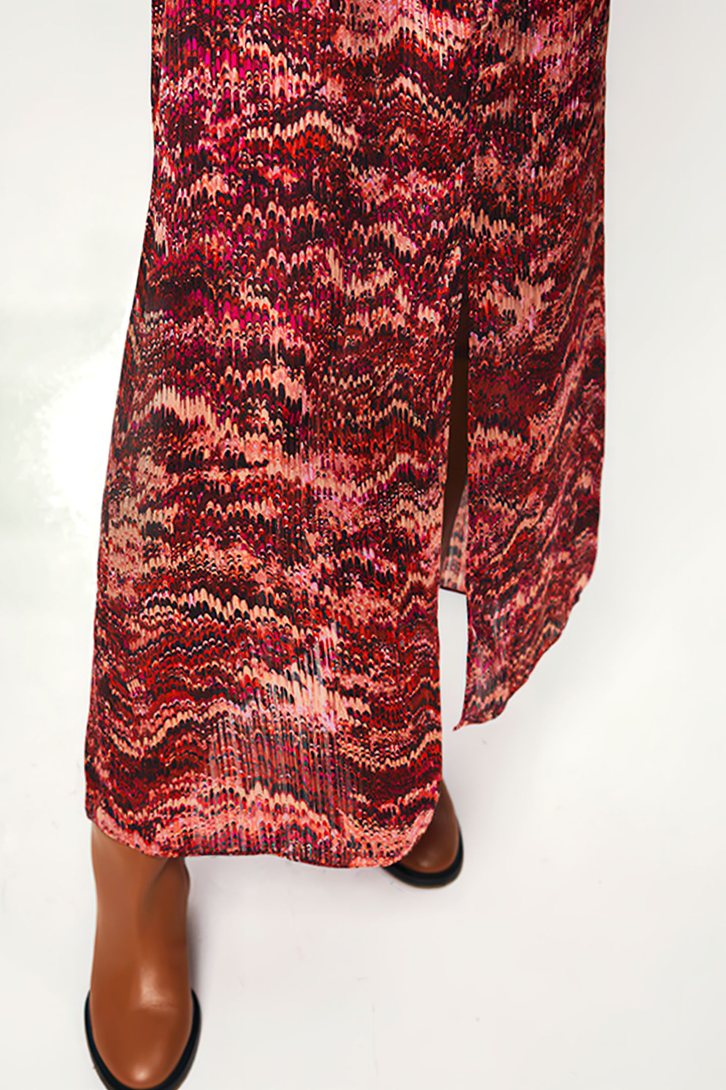 SHADOW PRINTED MIDI DRESS MULTICOLOUR 7