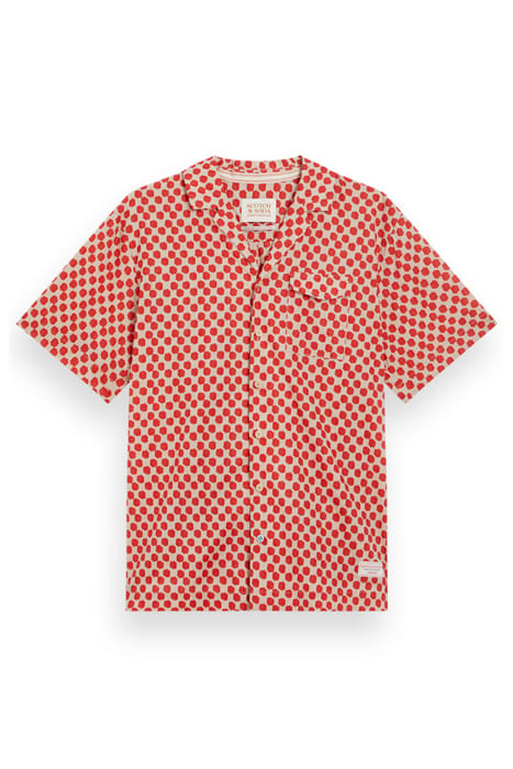 PRINTED SHORT SLEEVE SHIRT POLKA RED BOAT 1