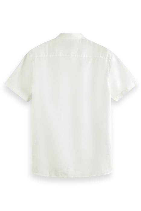 SHORT SLEEVE LINEN SHIRT WHITE 2