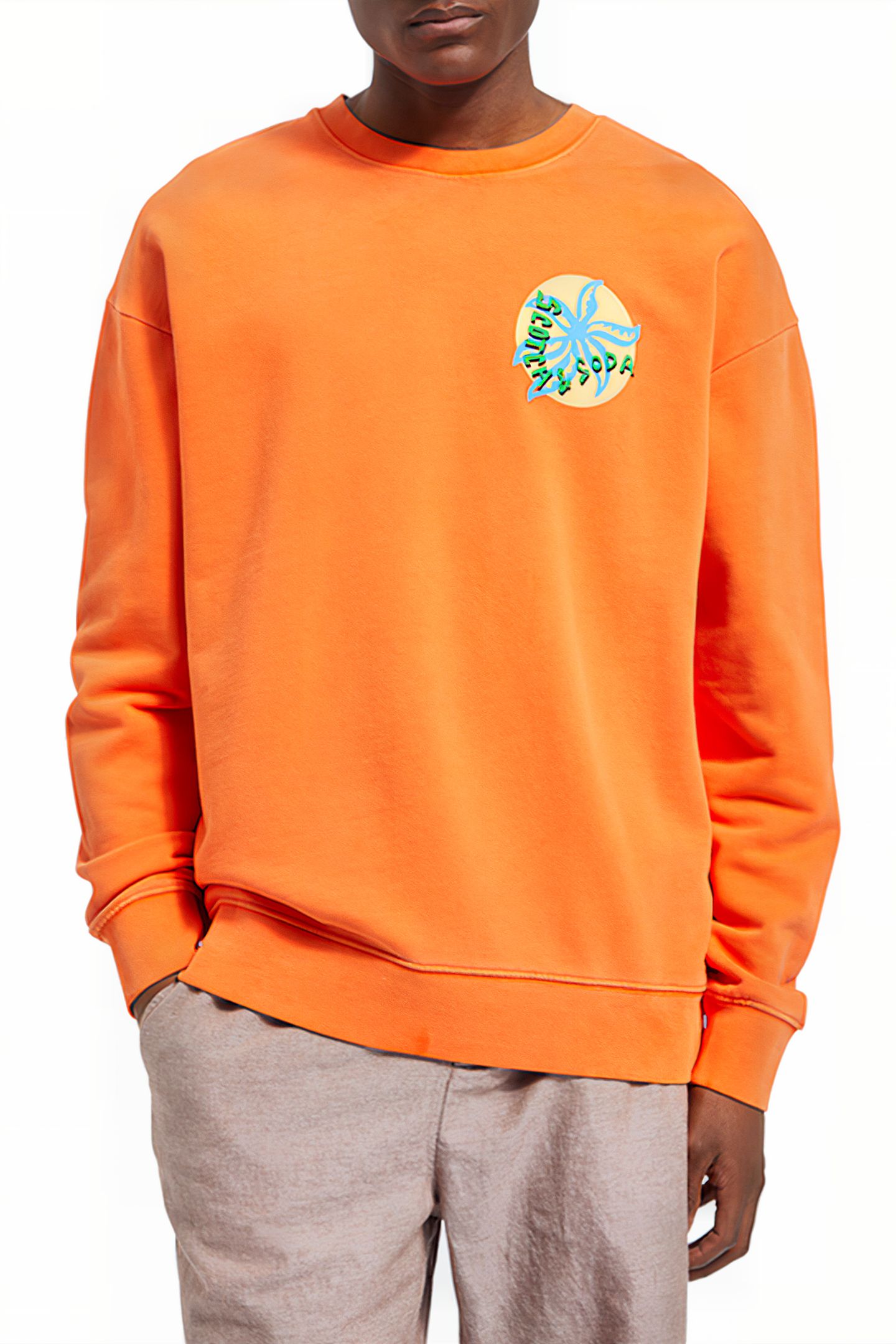 GARMENT-DYED ARTWORK SWEATSHIR LIFE BUOY 1