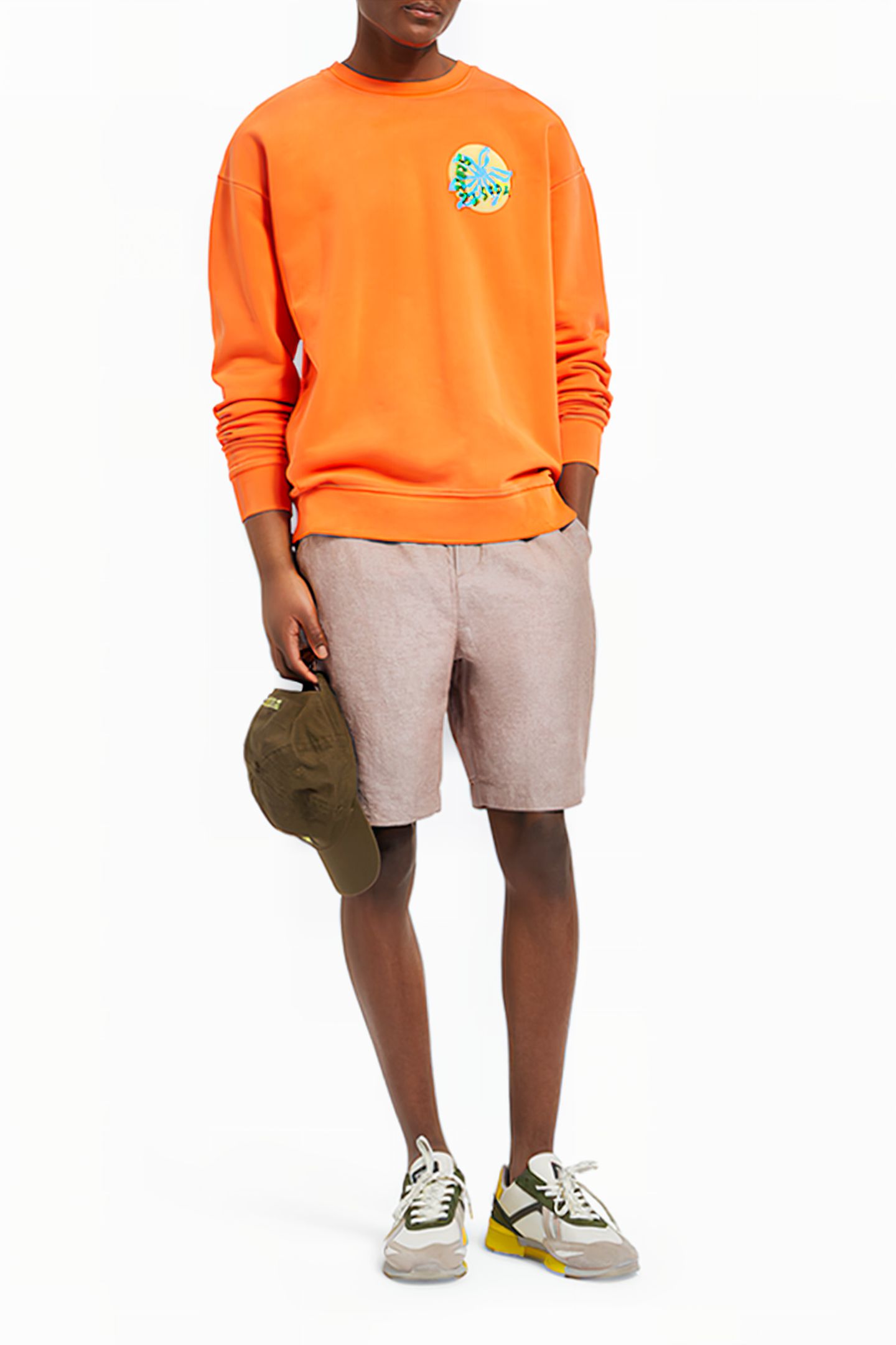 GARMENT-DYED ARTWORK SWEATSHIR LIFE BUOY 3