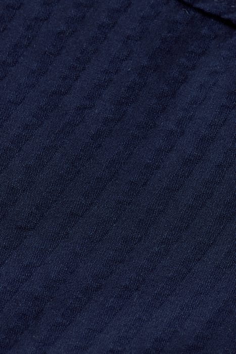 UNCONSTRUCTED SEERSUCKER BLAZE NAVY BLUE 8