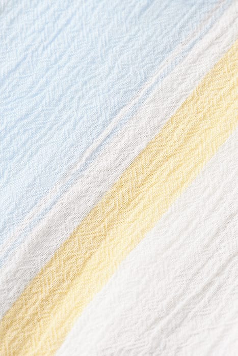 CRINKLED VOILE STRIPE SHIRT MULTI STRIPE 8