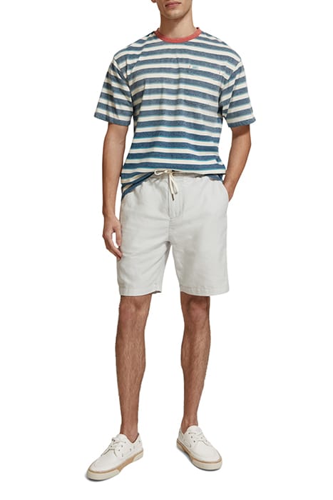 FAVE- COTTON/LINEN TWILL BERMU HERON GREY 3