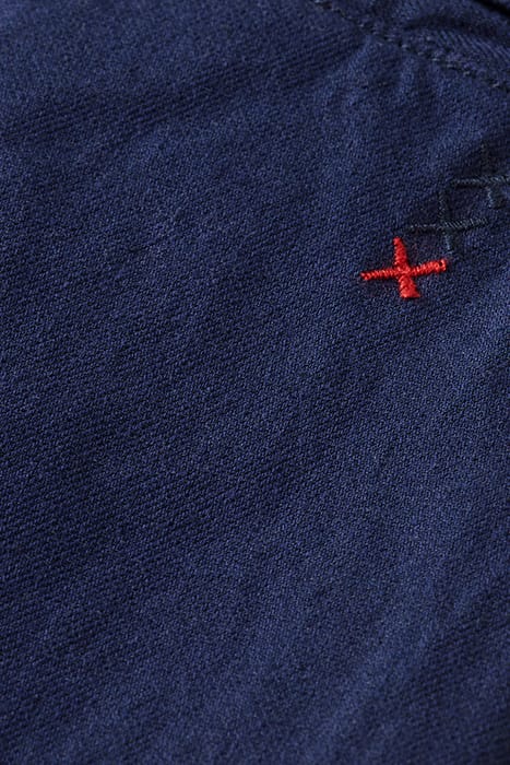 FAVE- COTTON/LINEN TWILL BERMU NAVY 8