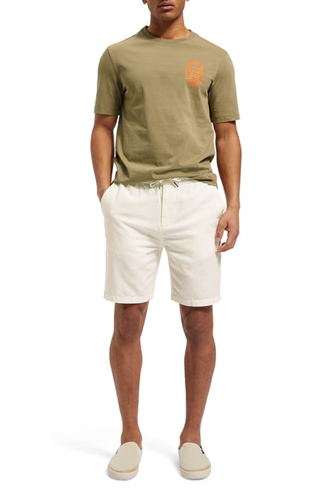FAVE- COTTON/LINEN TWILL BERMU SHELL 3