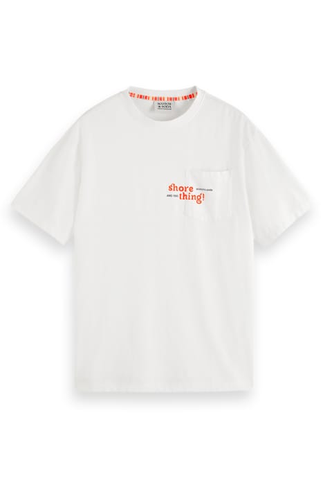 ARTWORK POCKET T-SHIRT WHITE 4