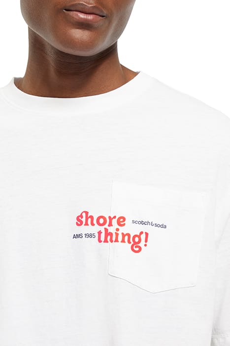 ARTWORK POCKET T-SHIRT WHITE 6