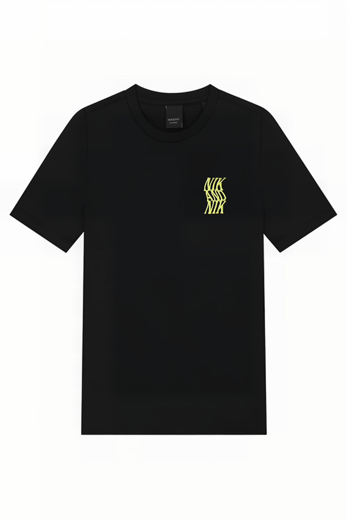 SWIRL LOGO T-SHIRT BLACK 1