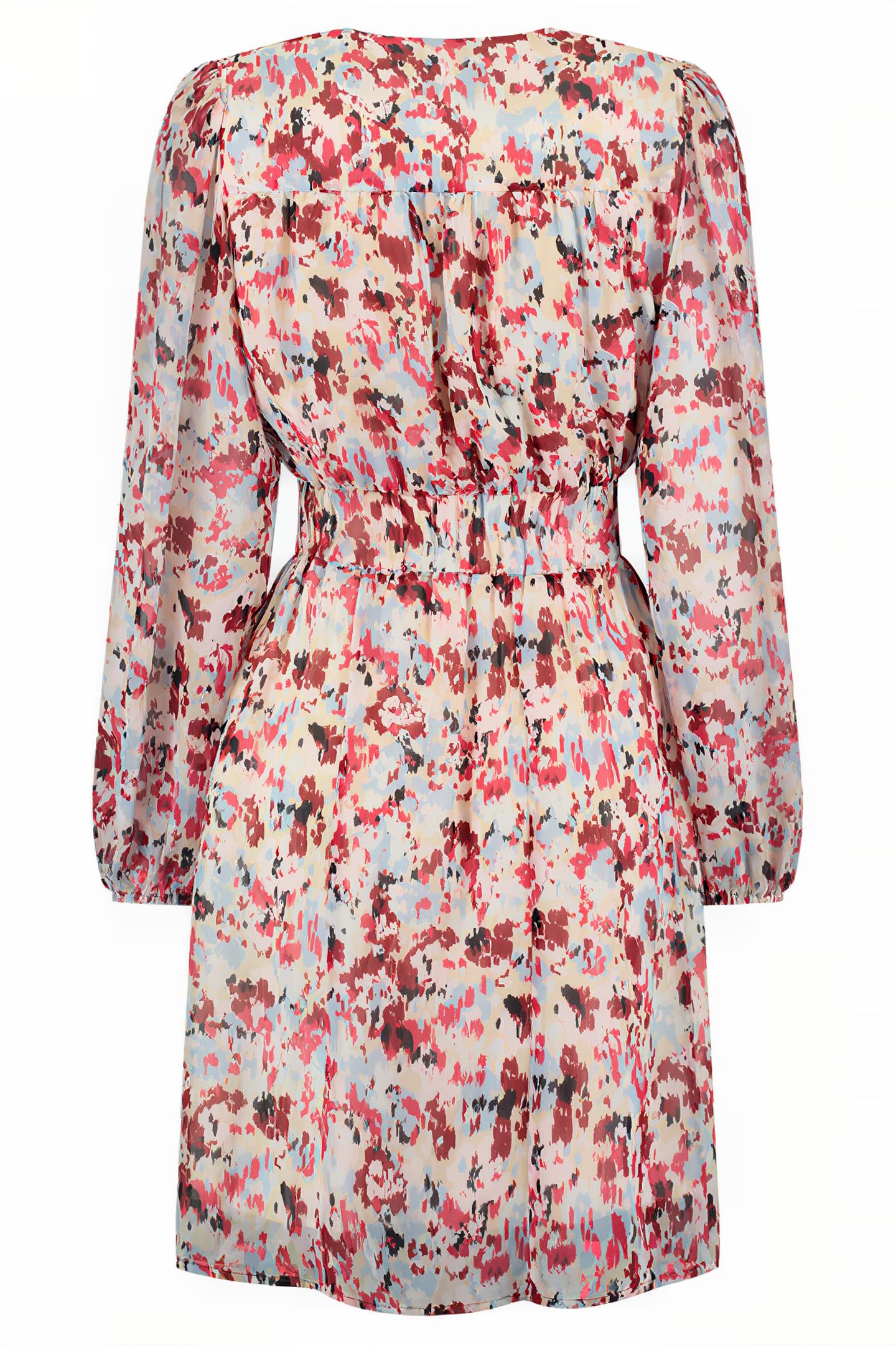 RIVER PRINTED DRESS RASPBERRY 2