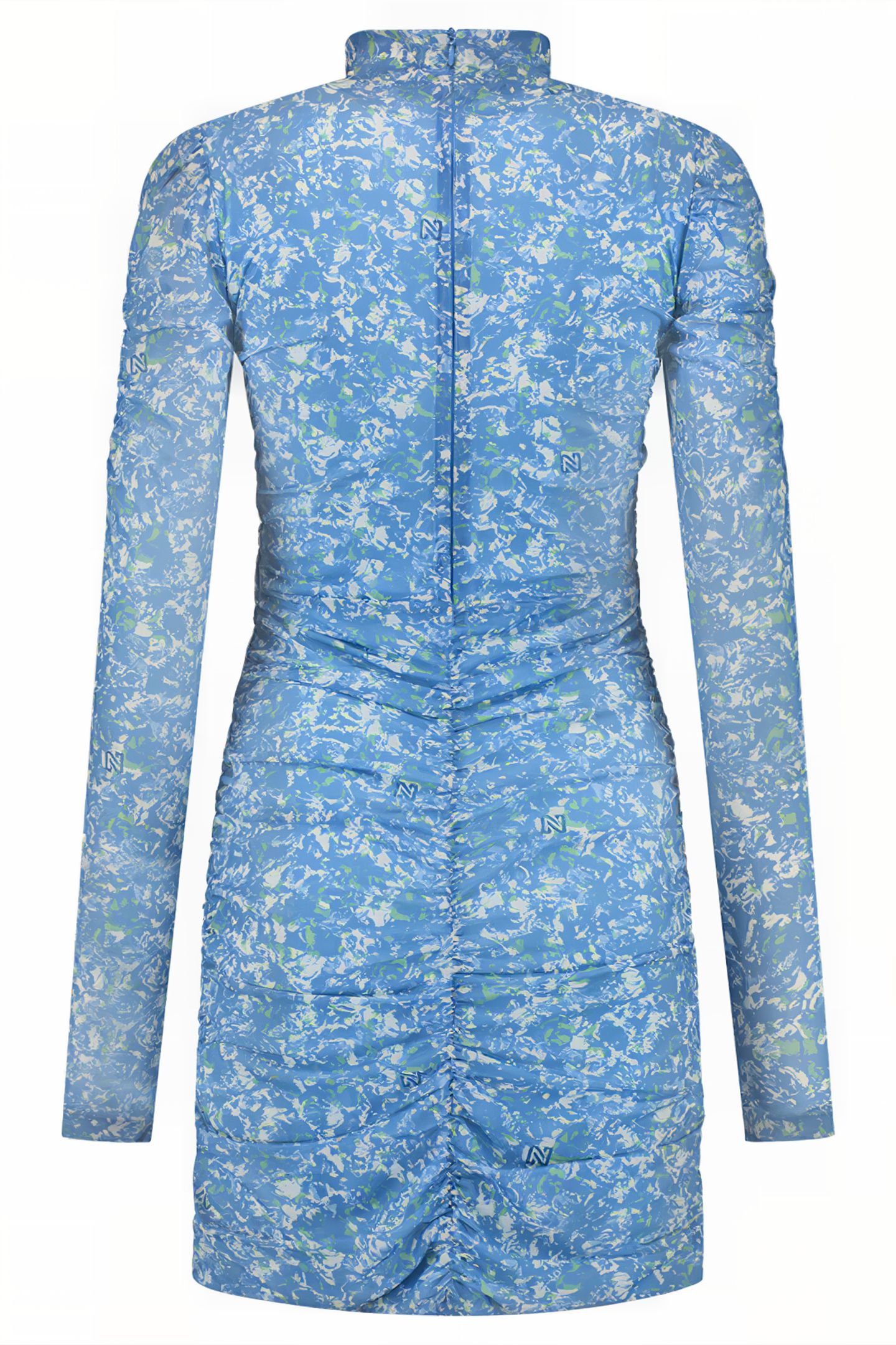 MESH DRESS ICE BLUE 2