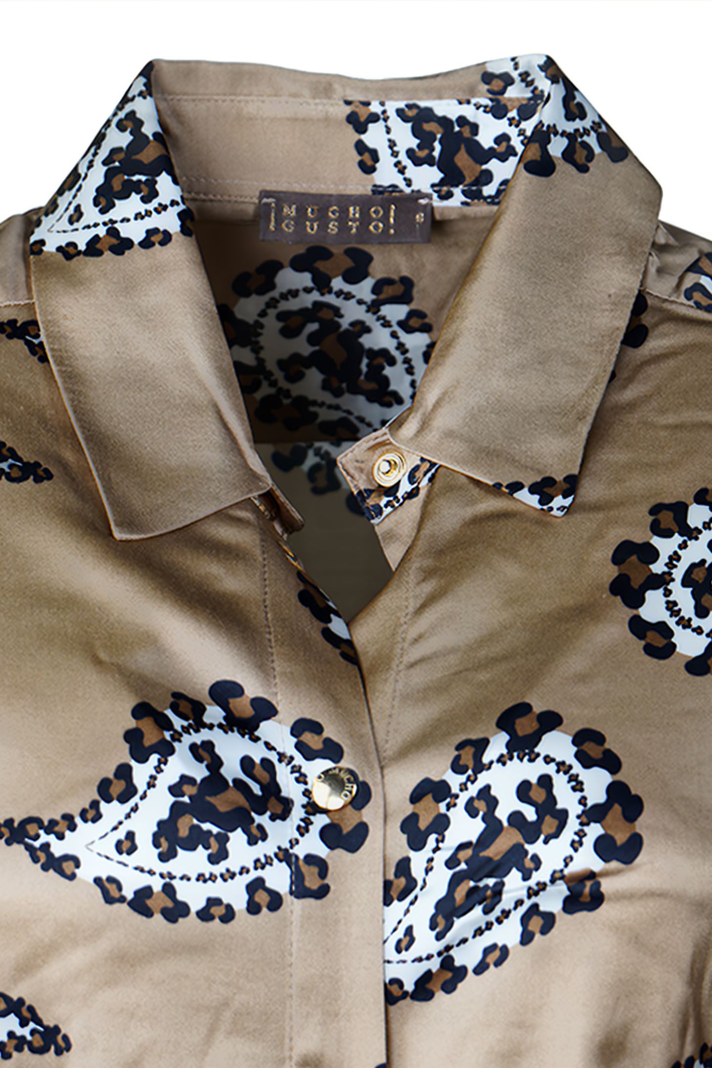 DRESS AVIGNON BEIGE WITH LEOPARD BEIGE 4