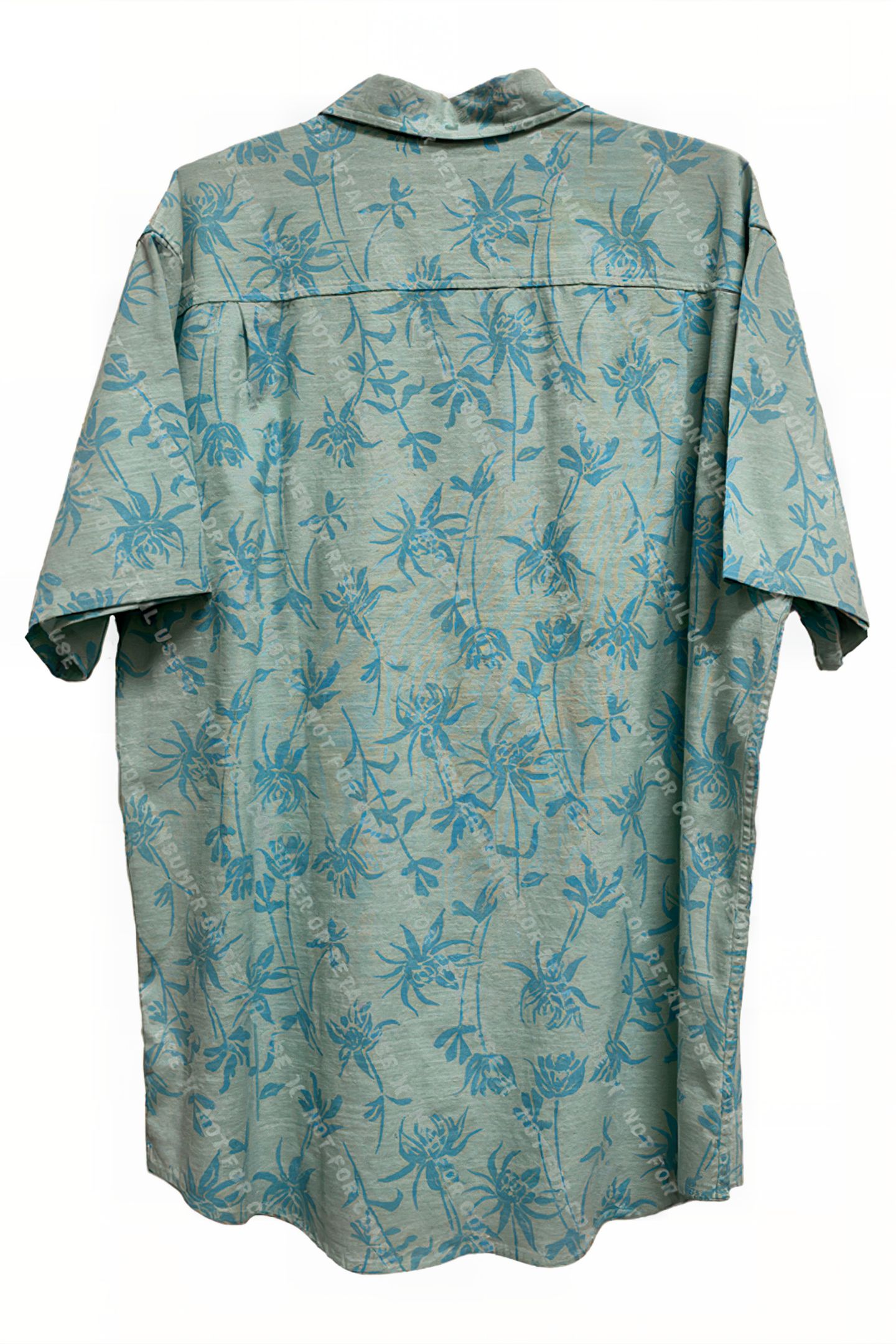 OAO STRETCH PRINT SHORT SLEEVE BLISS BLUE 2