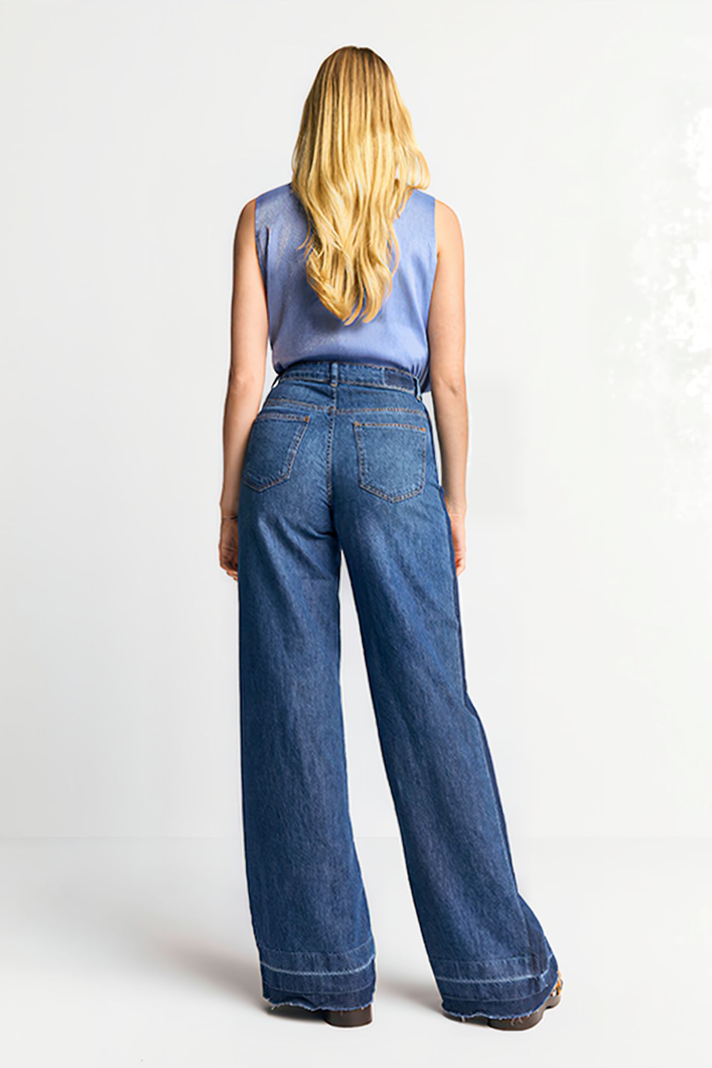 MARLENE DENIM SIDE STRIPE DENIM BLUE 3