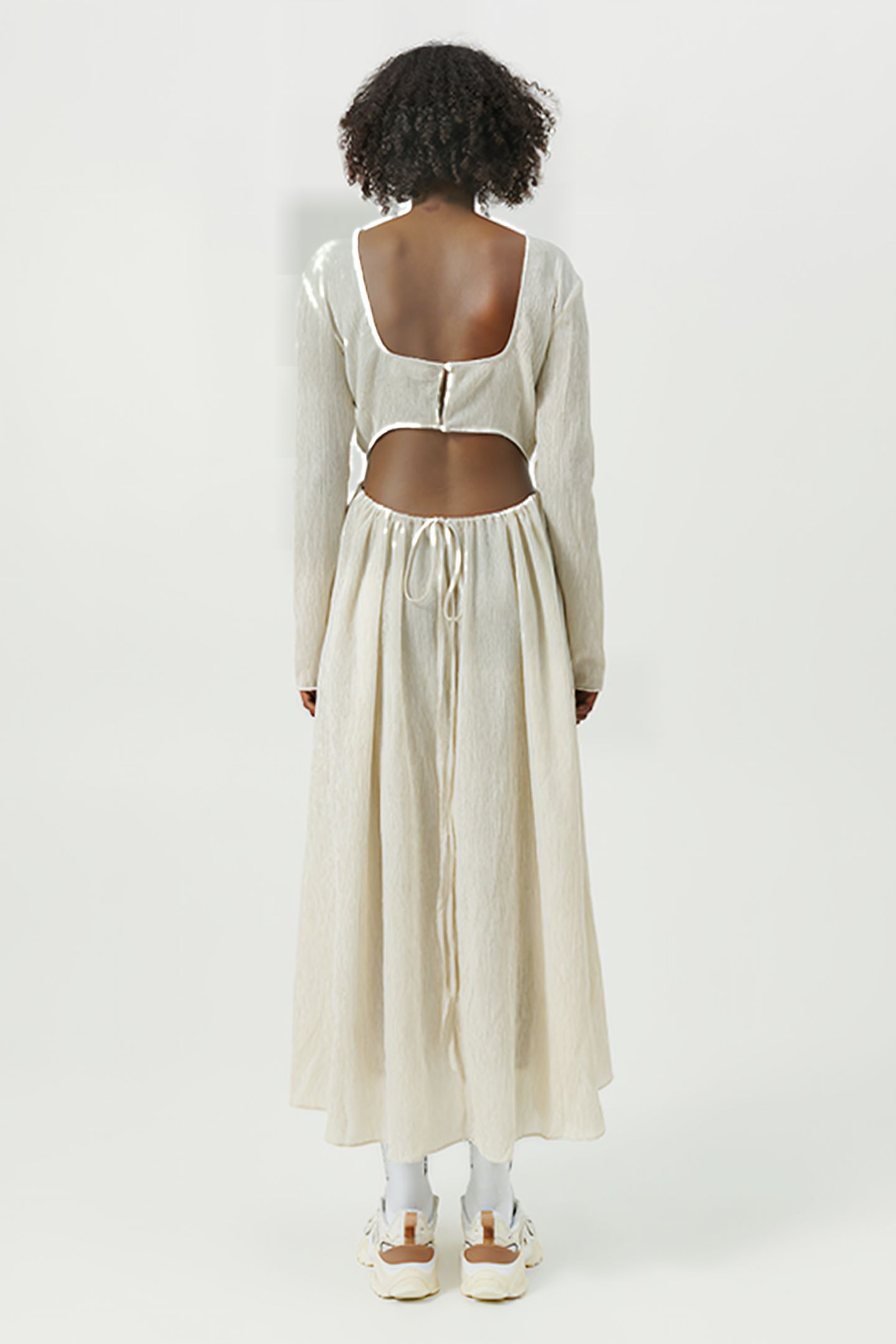 AGATA DRESS OFF WHITE 2