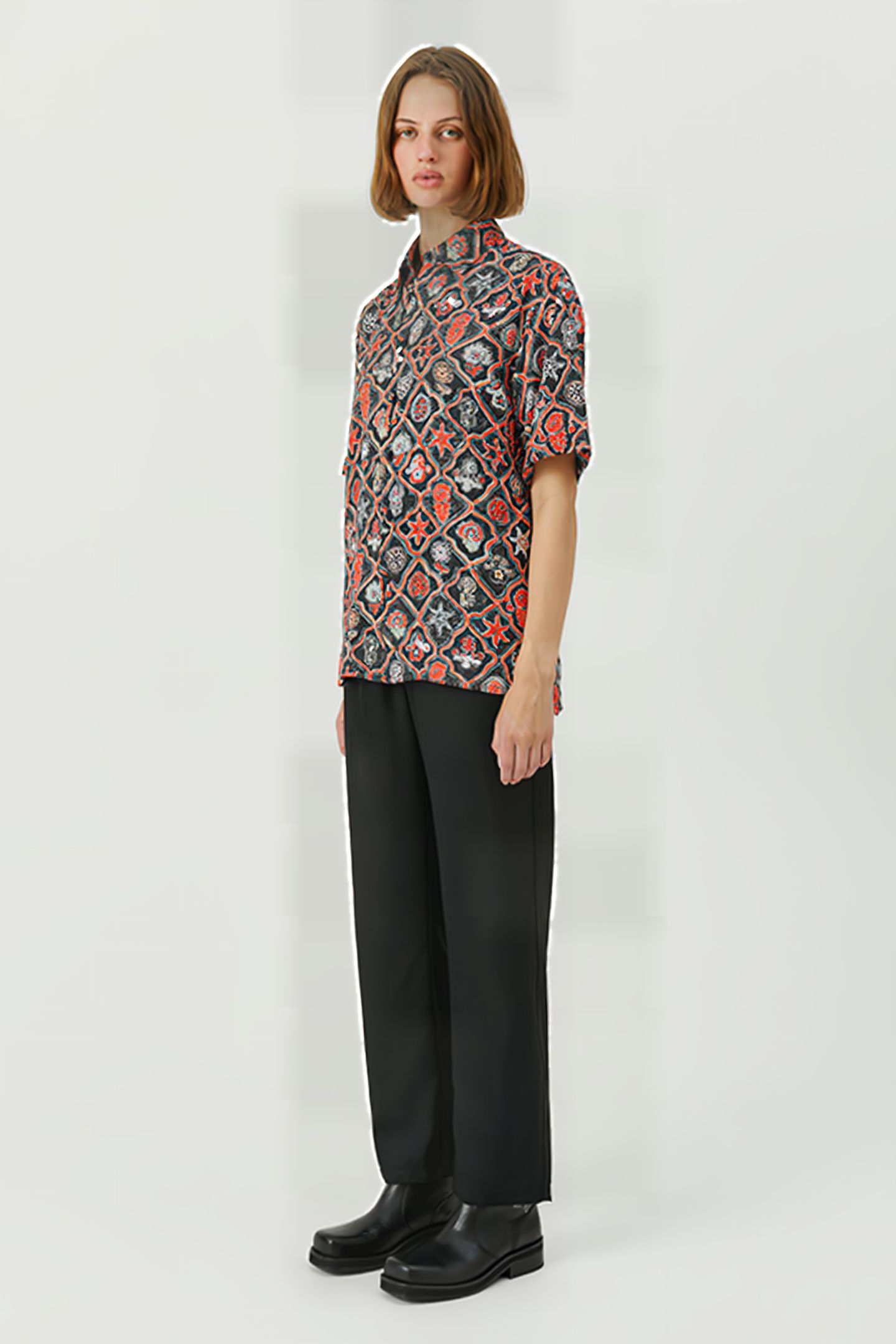 JODIE SHIRT BLACK AOP 3