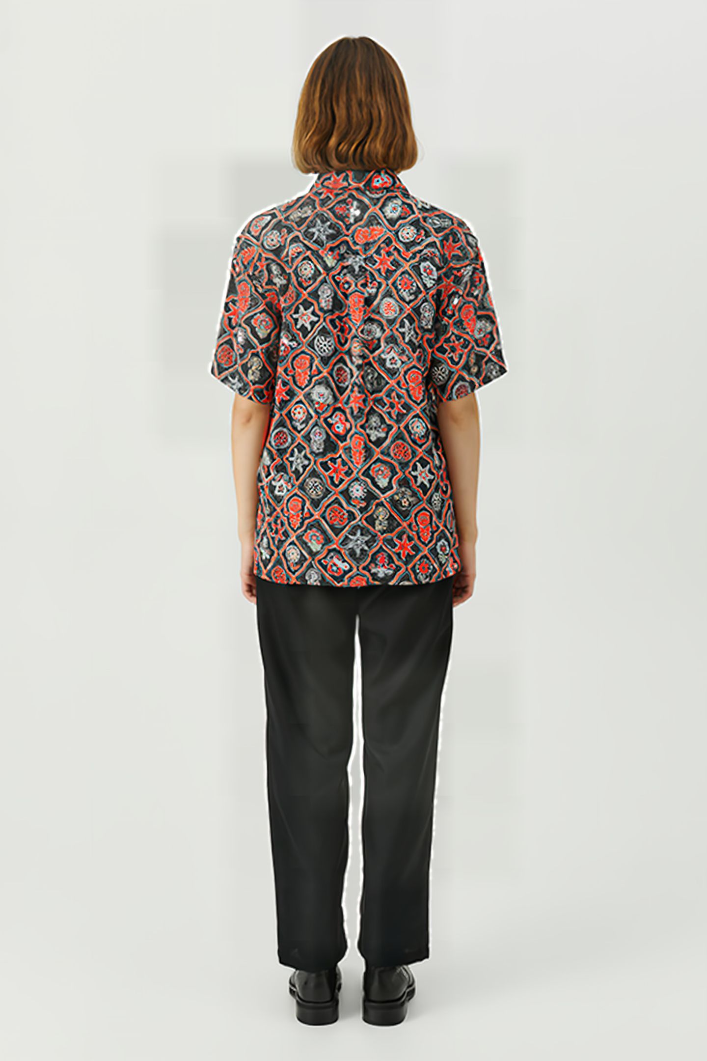 JODIE SHIRT BLACK AOP 4