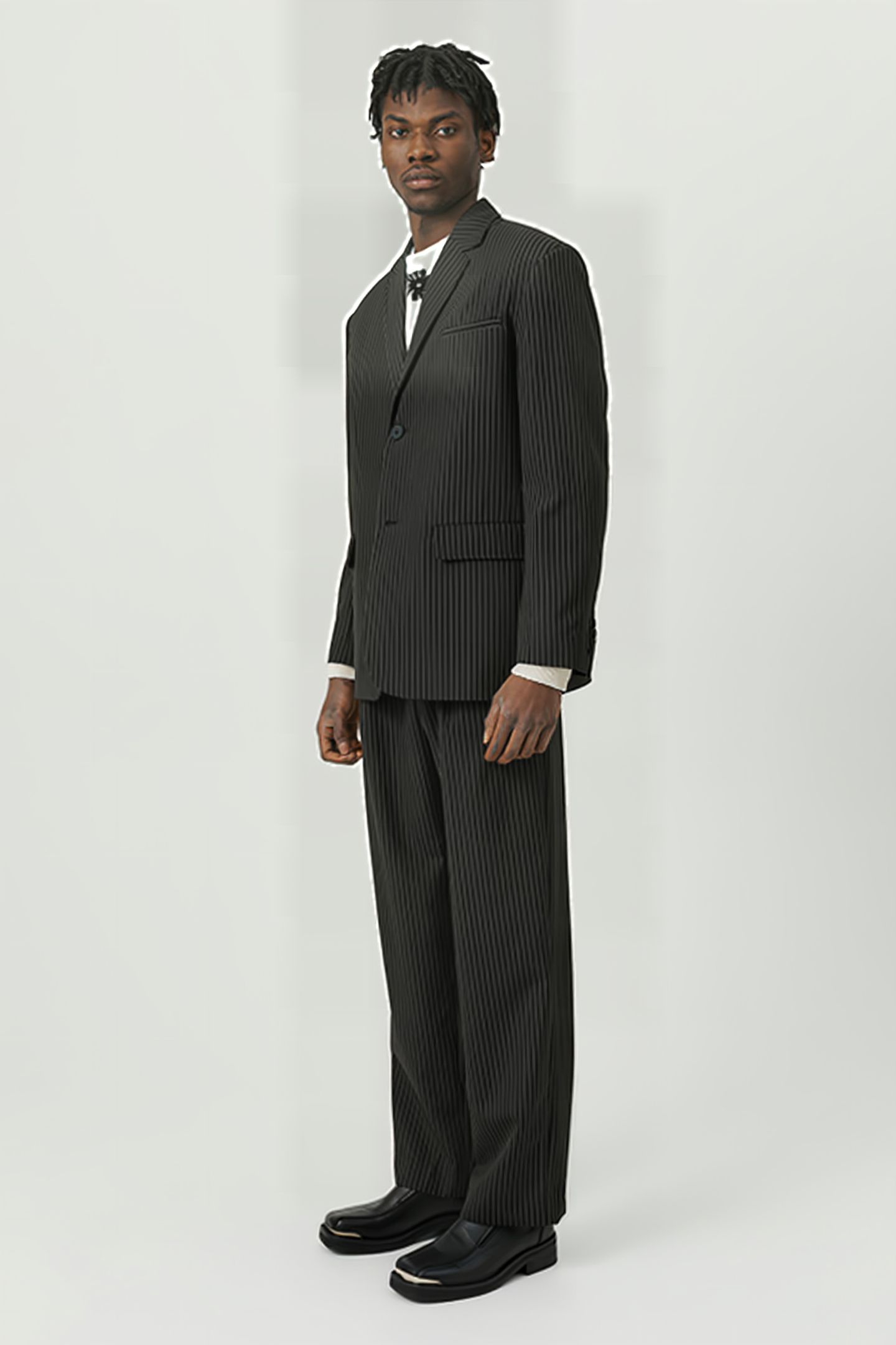 JUDE BLAZER BLACK PINSTRIPE 3