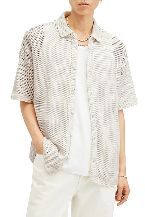 MUNROE SS SHIRT CHALK WHITE 1