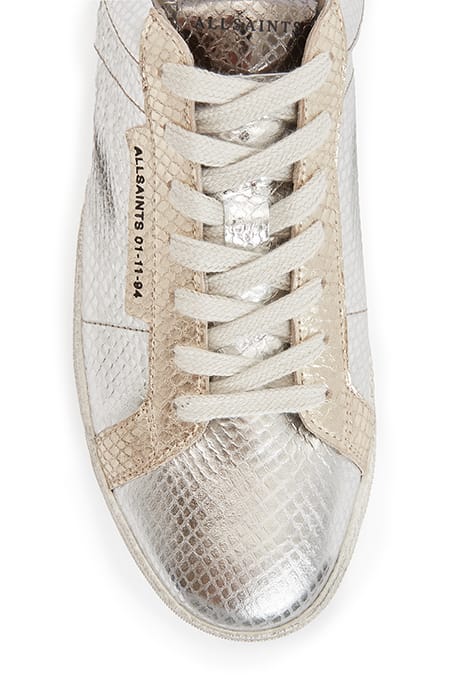 SHEER MET SNEAKER SILVER/GOLD 5