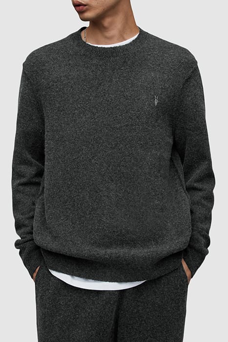 STATTEN CREW CINDER BLACK MARL 6