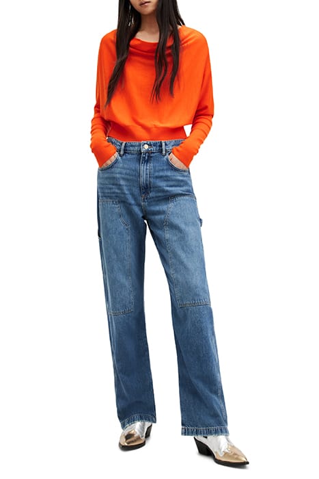 RIDLEY M CROP JUMPER ZESTY ORANGE 3
