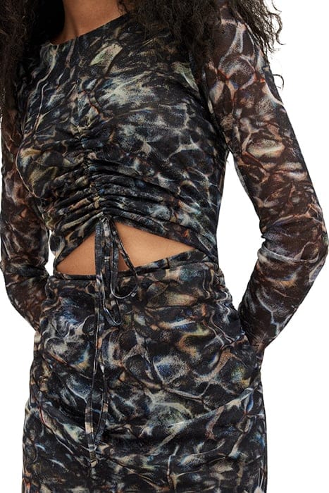 KATIE CALADESI DRESS PETROL BLUE 6