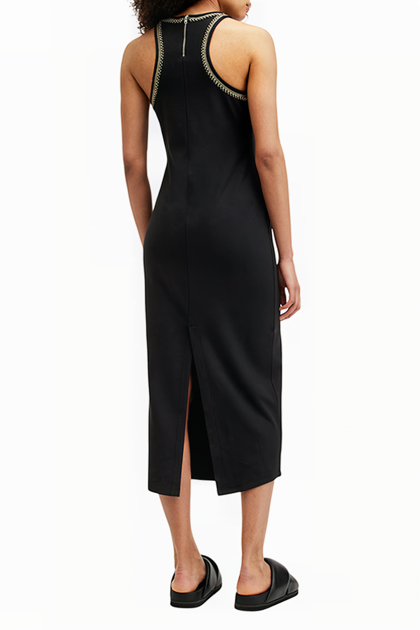 CASSIDY EMB DRESS BLACK 2