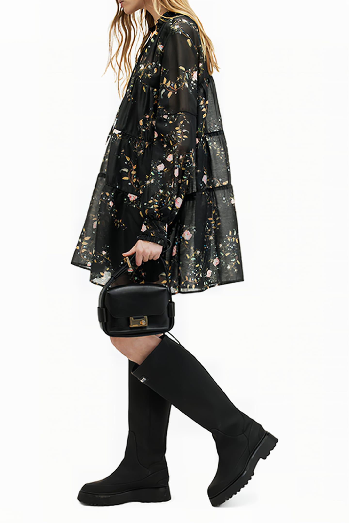 MINDY OTO DRESS BLACK 5