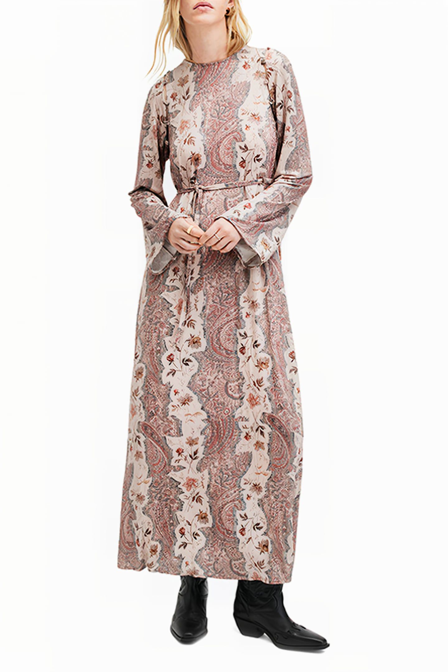 SUSANNAH CASCADE DRE CLAY PINK 1