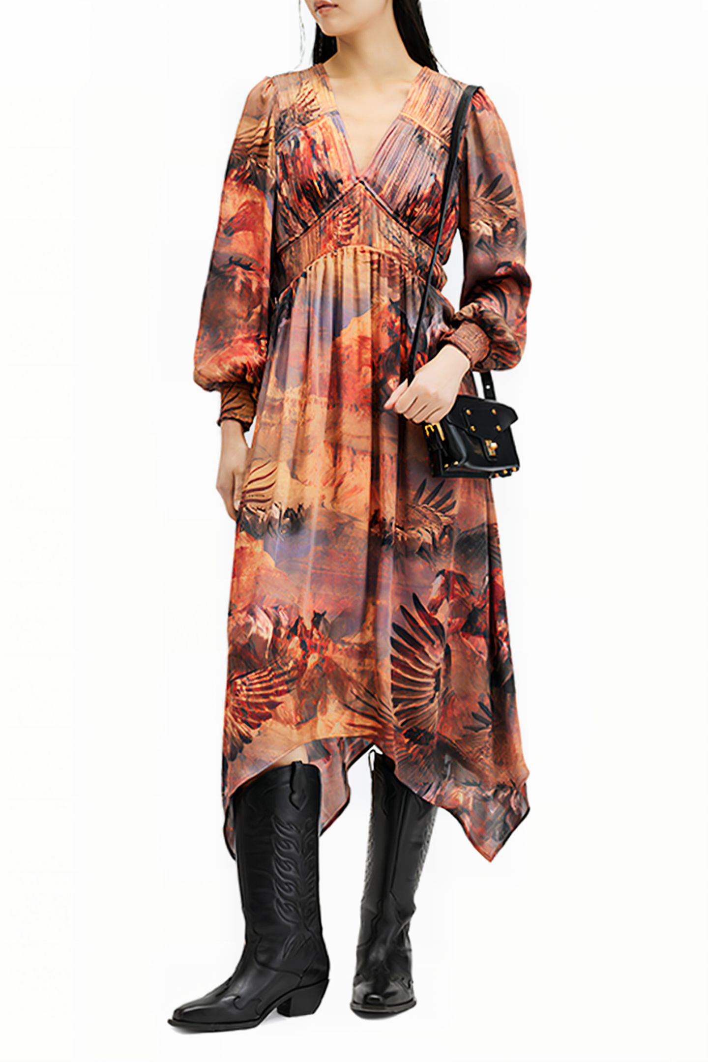 ESTELLE COLCA DRESS CANYON PURPLE 4