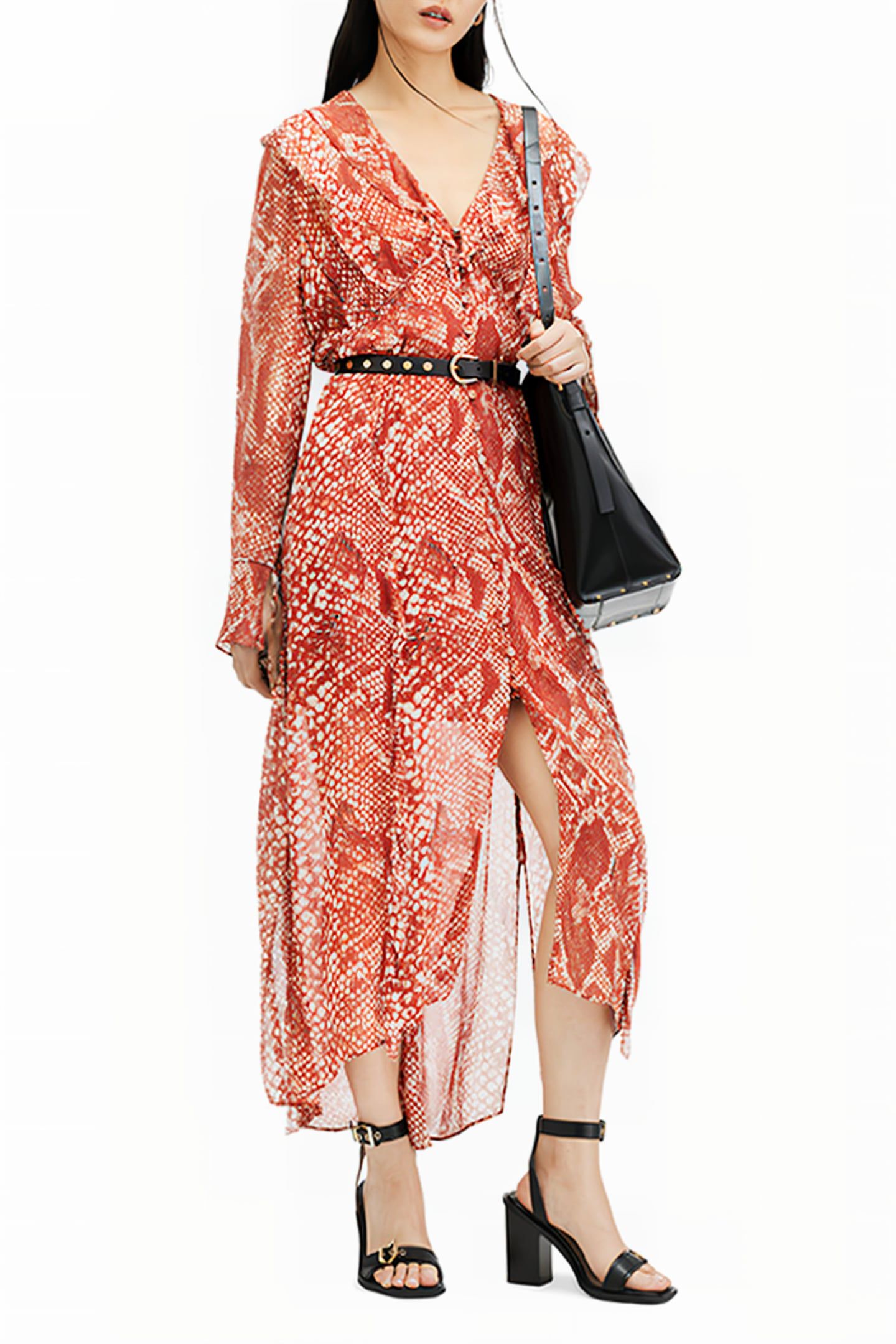 LIANA WAIMEA DRESS RED CLAY 4