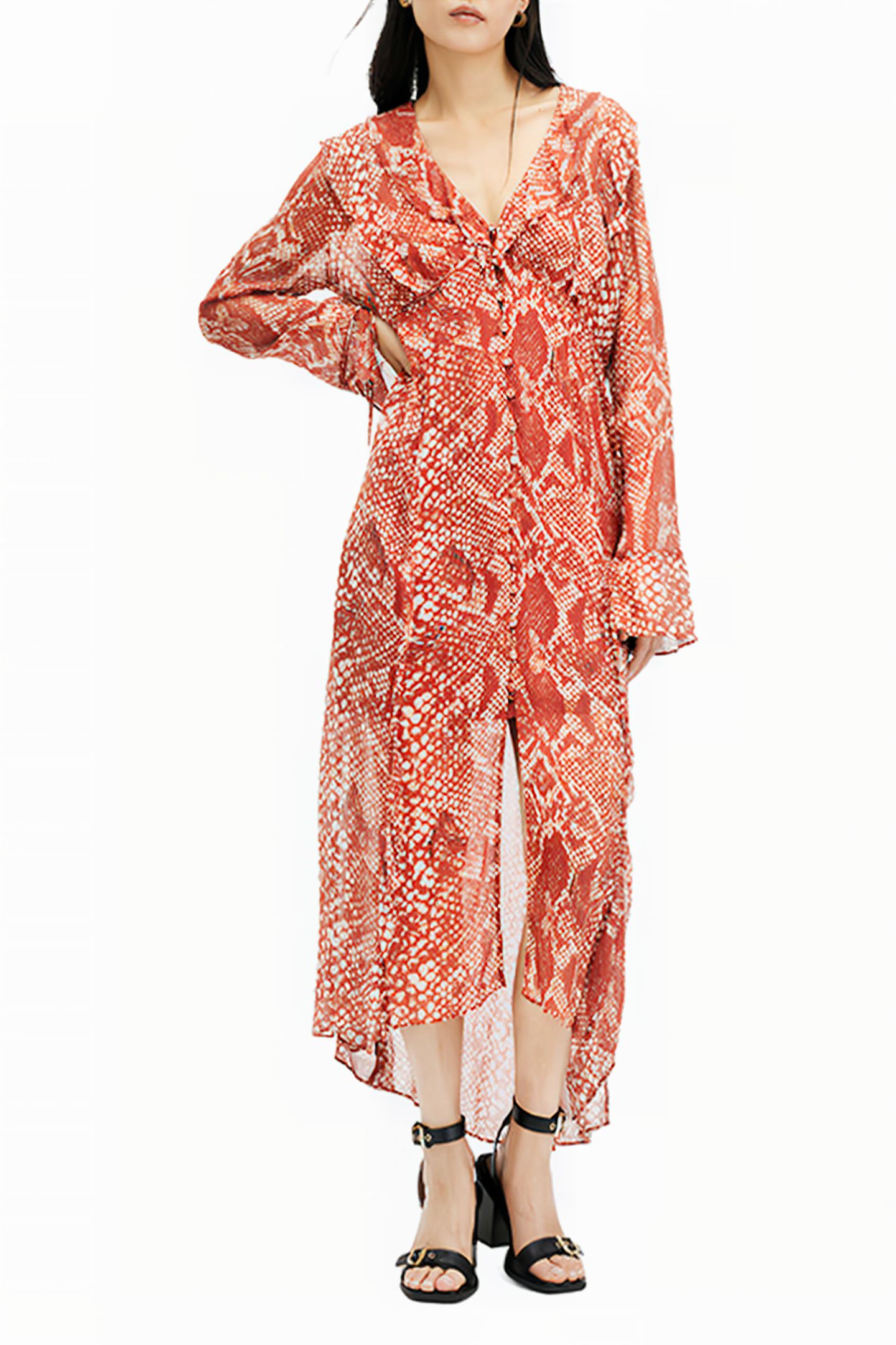 LIANA WAIMEA DRESS RED CLAY 1