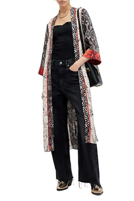 CASA WAIMEA KIMONO BLACK/MULTI 1