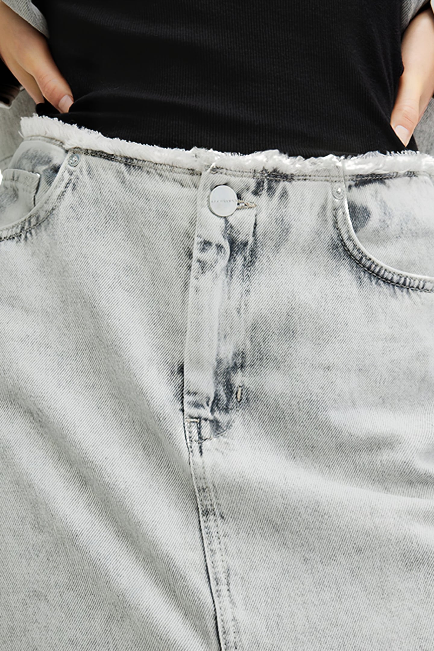 HONOR MAXI SKIRT SNOW GREY 5